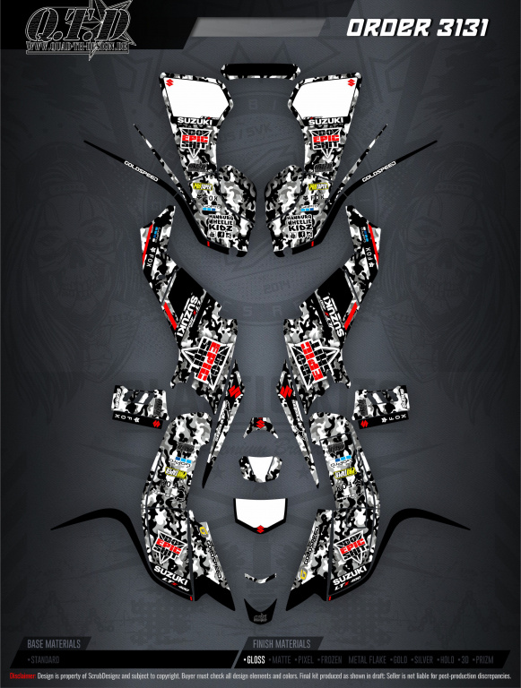 SO3131 für Suzuki LTZ 400 2003-2008